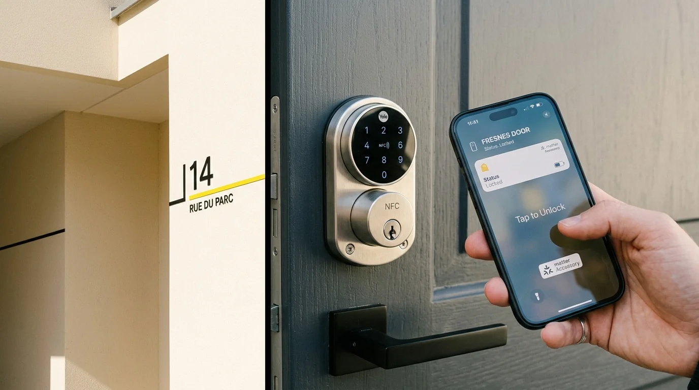 Smart lock connecté NFC - Serrurier Fresnes